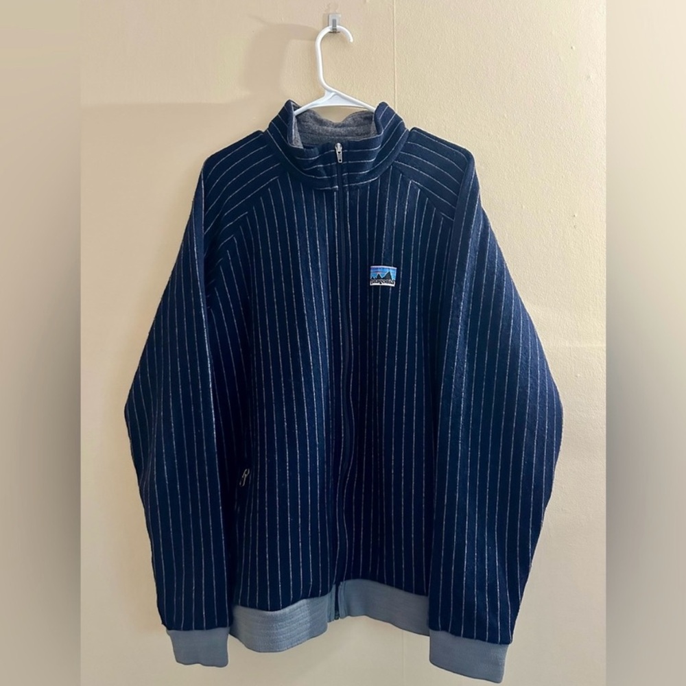 Patagonia Men’s Pinstripe Jacket Rare 40th Anniversary Size XXL
